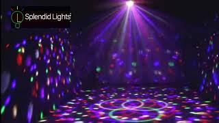 3W LED MultiColor Disco Ball Stage Light Show [upl. by Meedan]