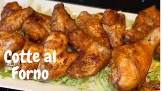 Cosce e Alette di Pollo al forno Con Pelle Croccante [upl. by Brittan]