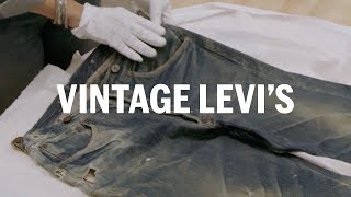 How to see vintage Levis 501s  FASHION AS DESIGN [upl. by Skcirdnek890]