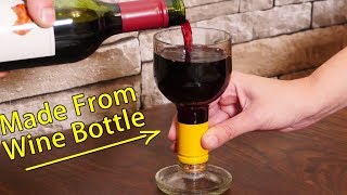 How to Make Wine Bottle Glasses [upl. by Somisareg]