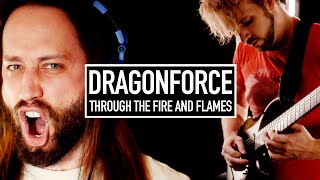 DRAGONFORCE  Through the Fire and Flames Cover by Jonathan Young amp RichaadEB [upl. by Eeniffar]