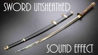 Sword Unsheathed Sound Effect  High Quality [upl. by Uok]